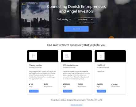 Where can you get entrepreneurial service in Denmark.